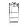 Black Metal 4-Shelf Kitchen Dining Bakers Rack Storage Unit