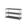 Espresso 3-Shelf Modern Shoe Rack - Holds up to 12 Pair