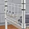 Compact Kitchen Cart, Stainless Steel Top, 2 Storage Shelves