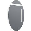 Oval Frameless 36-inch Beveled Bathroom Bedroom Living Room Vanity Wall Mirror