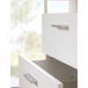 Contemporary Style White 4-Drawer Bedroom Storage Chest