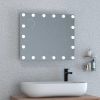 21 x 26 Mirror w/ Dimmable Lights + Removable 3X Magnifying