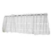 Swan -Translucent Short Half Window Kitchen Tier Curtain