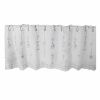 Translucent Short Gauze Tier Kitchen Curtain 57" x 23.6"