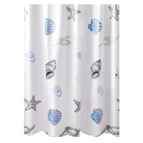 Ocean PEVA Bathroom Waterproof Shower Curtain  71x71inch