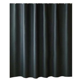 Black PEVA Waterproof Bathroom Shower Curtain ,71x71inch