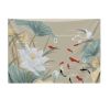 Chinese Lotus Carp Tapestry 39x51 inch