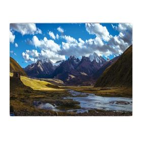 Mountains Landscape Background Tapestry 43x59 inch