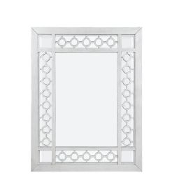 Antique Platinum ACME Varian Mirror, 31" x 40"