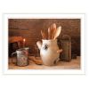 White Framed "Grandma's Kitchen Tools" By Irvin Hoover