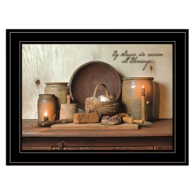 Black Frame Print Trendy Decor 4U "By Grace" ,by Susan Boyer