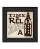 Black Framed "Beer -Time to Relax" by Artisan Deb Strain