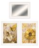 White Frame "Butterflies" 3-Piece Vignette By Ed Wargo