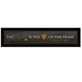 Black Frame "Kitchen is the Heart of the Home", trendy decor 4U