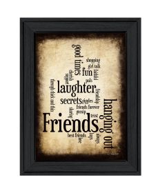 Black Framed "Friends" by Susan Ball