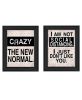 Black Framed "The New Normal!" 2-Pc Vignette by Ed Wargo