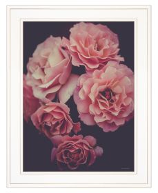 White Framed "Dreamy Rose" by Seven Trees Design