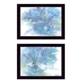 Black Framed "Morning Glory" 2-Piece Vignette By Tracy Owen