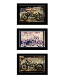 Black Framed "Classical Motorcycle Collection" By Sophie 6