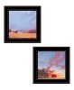 Black Frame "Scenic Landscapes With Barns" 2 pc by Jim Musial