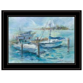 Black Framed "Dockside" By Tracy Owen-Cullimore