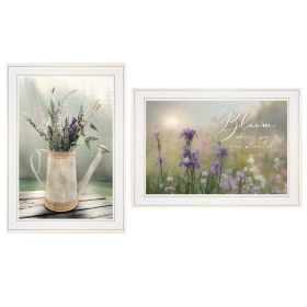 White Frame "Bloom Where You are Planted" by Lori Deiter