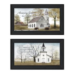 Black Frame Trendy Decor 4U "Amazing Grace", by Billy Jacobs