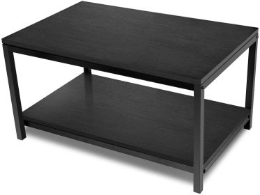 YSSOA, Black (Home Coffee Table),Easy Assembly,31x20x16