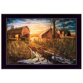 Black Framed "Days Not Forgotten" By Jim Hansen