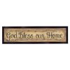 Black Framed "God Bless Our Home" by Gail Eads