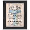 Black Framed "Bathroom Humor" by Debbie DeWitt