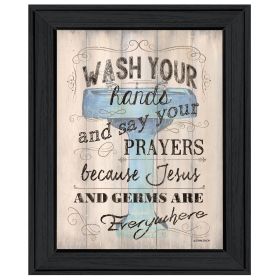 Black Framed "Bathroom Humor" by Debbie DeWitt