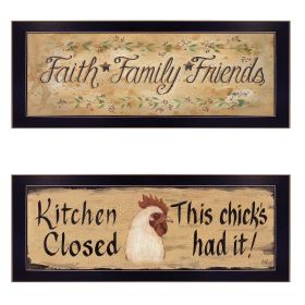 Black Framed "Faith*Family*Friends & This Chick"  by Gail Eads