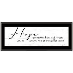 Black Framed "Hope" by Lori Deiter