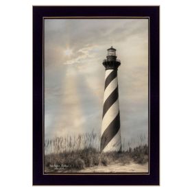 Black Framed "Cape Hatteras Lighthouse" By Lori Deiter