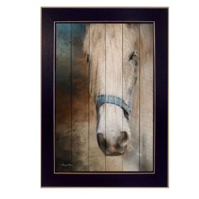 Black Framed "Old Gray Mare" By Robin-Lee Vieira