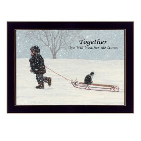 Black Framed "Together" By Bonnie Mohr, Printed Wall Art