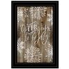 Black Framed "Tis the season Snowflakes" by Cindy Jacobs