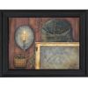 Black Framed "Tin Sconce" By Pam Britton, Printed Wall Art