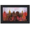 Black Framed "NYC Skyline" by Cloverfield & Co, Ready to Hang