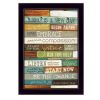 Black Framed "Today is a New Day" By Marla Rae, Wall Art