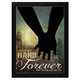 Black Framed "Hold My Hand Forever" By Marla Rae