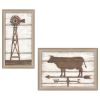 Beige Frame "Country Bath Shelf Collection" By Annie LaPoint