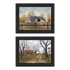 Black Framed Trendy Decor 4U "Country Roads", by Billy Jacobs