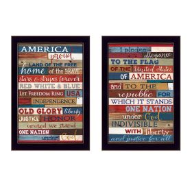 Black Framed "America Proud II Collection"  By Marla Rae