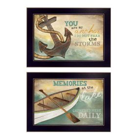 Black Frame "Memories at the Lake Collection" By Marla Rae