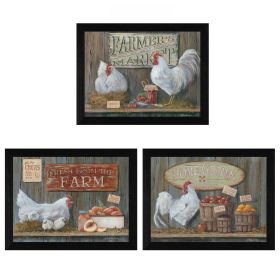 Black Framed "Farmers Market Collection"  By Pam Britton