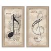 Beige Frame "Music Collection" 2-Piece Vignette By Marla Rae