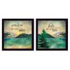 Black Framed "The Lake is Calling Collection" 2 pc By Marla Rae