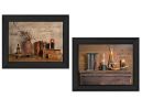 Black Framed Art Trendy Decor 4U "Candles" , by Billy Jacobs